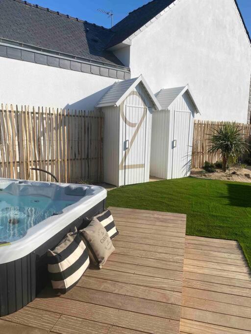 La Cabane De La Plage Quiberon Buitenkant foto